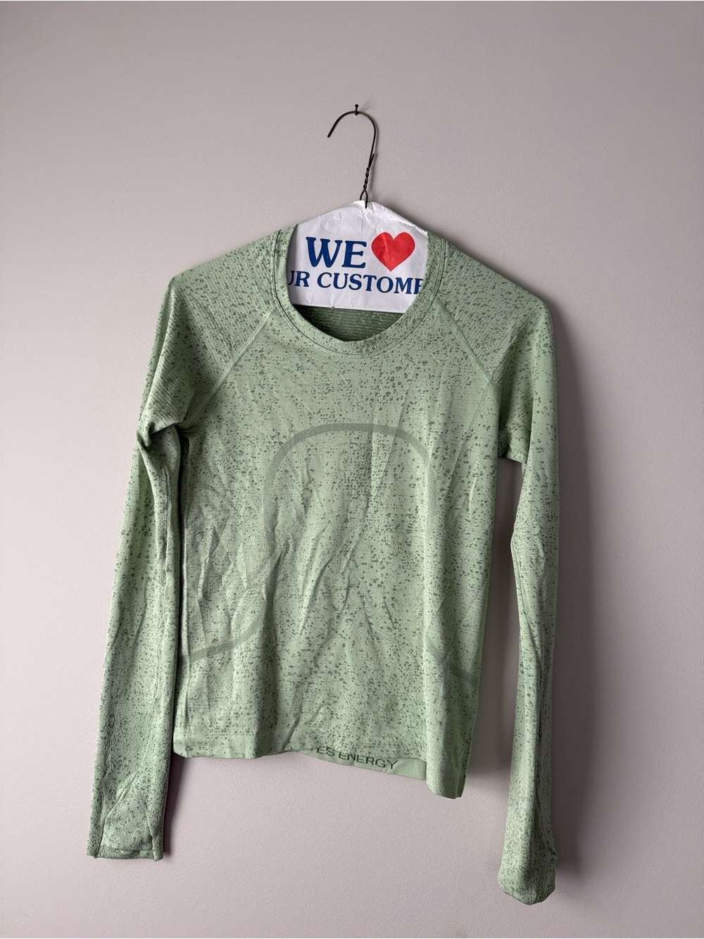 Lululemon Light Sage Green Short-Sleeve Women's Top size 4/6